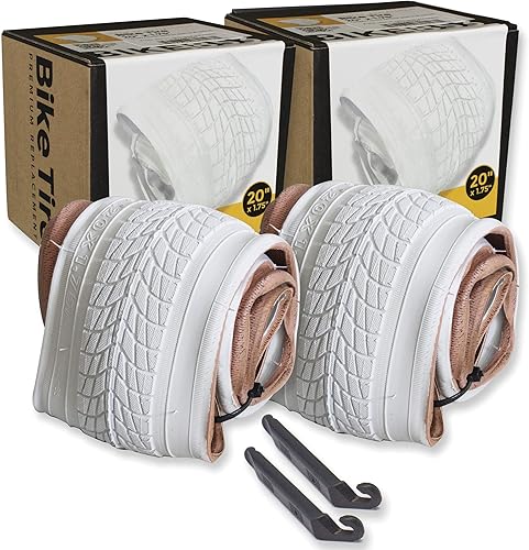 Paquetes de neumáticos de bicicleta de 20 pulgadas para niños y neumáticos BMX. Se adapta a tubos de bicicleta de 20 x 1.75, neumáticos, llantas,