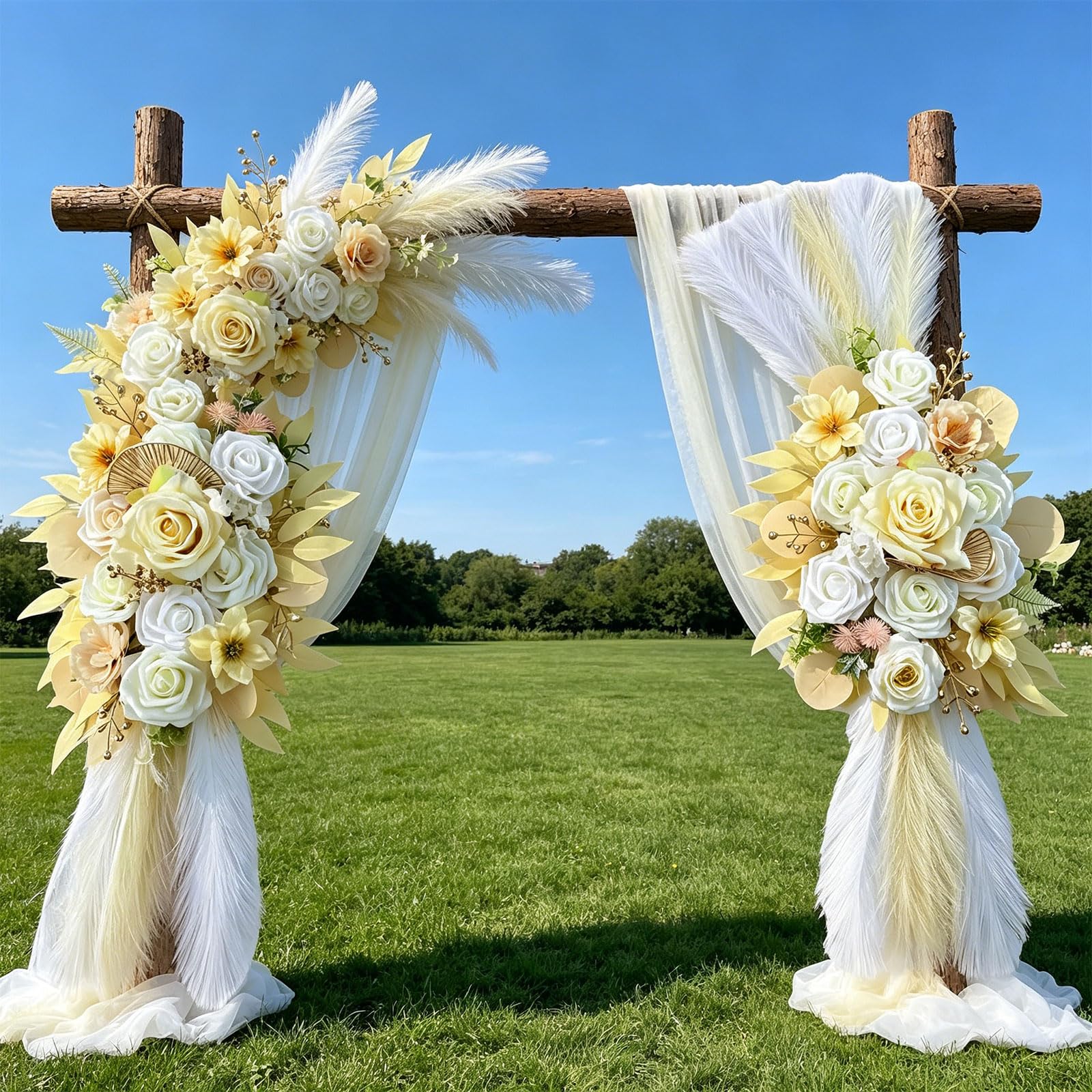Blumenbogen für Hochzeiten, Partys und kommerzielle Displays, Hochzeitshintergrund, Dekoration, schnelle Montage