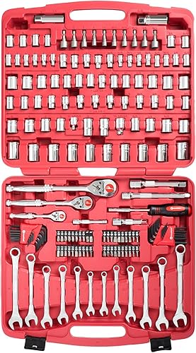 Miniatura 4 de Great Neck GN175 - Juego de herramientas mecánicas de 175 piezas, kit de herramientas mecánicas, juego de herramientas SAE y métricas, juego de