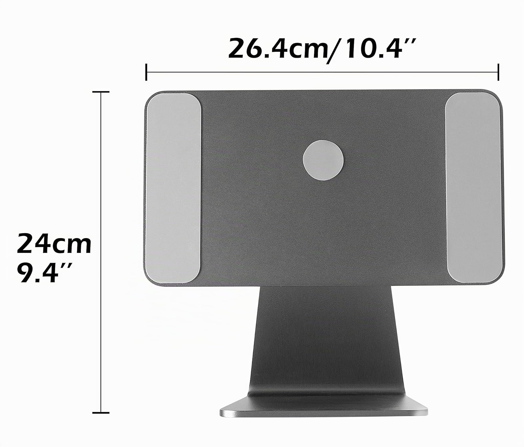 Supporto per iPad Pro 12,9''/iPad Air 13'', Staffa portasupporto regolabile in altezza magnetica per Apple iPad Air 13'' e iPad Pro 12,9'' 3ª/4ª/5ª/6ª generazione - Grigio