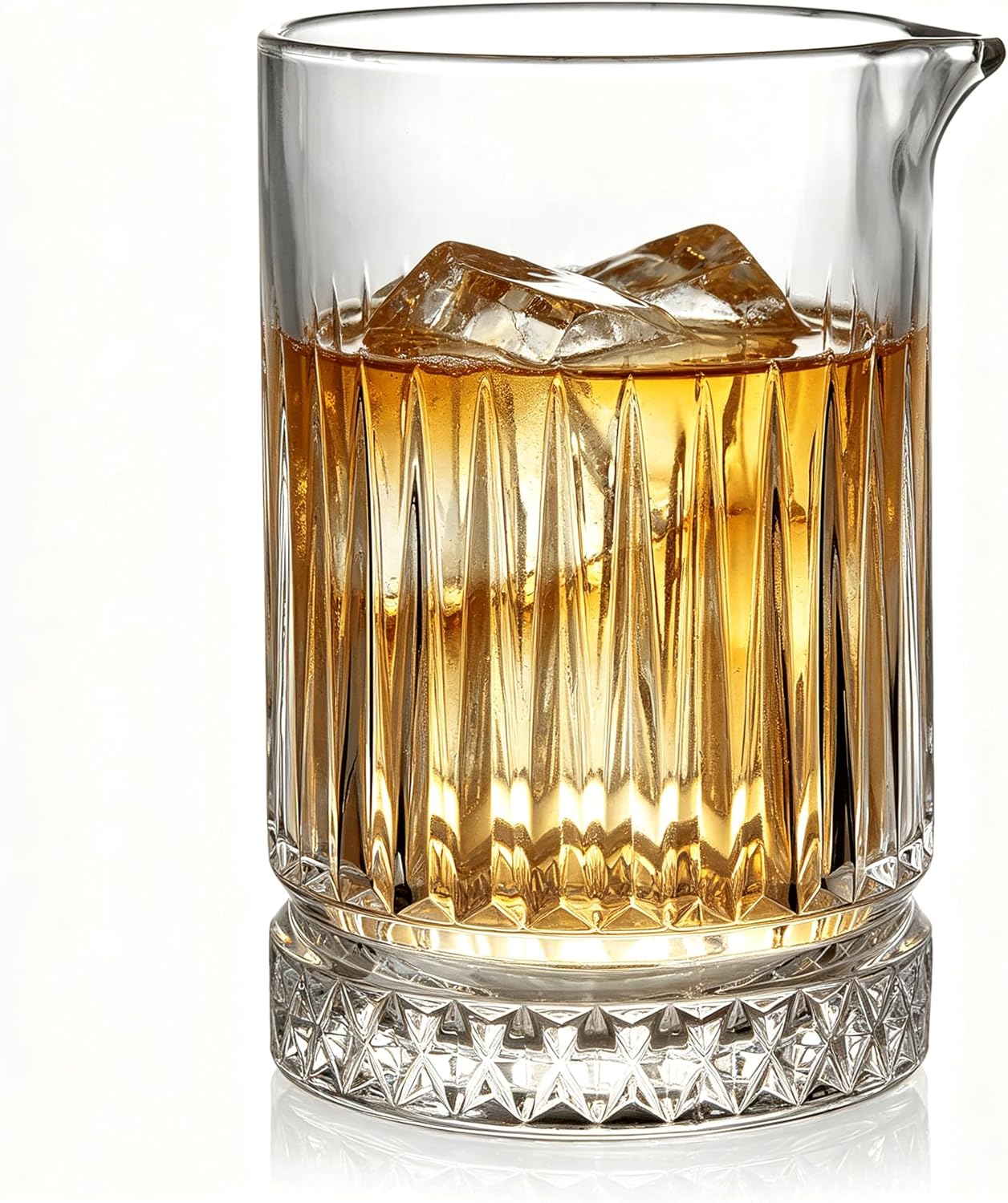 21oz Cocktail Mixing Glass Bartender Barware Drinking Glasses Cups Bar Mixing Glass Bartender Kit for Martini, Manhattan, Old Fashioned - Water, Ice Coffee, Cocktail, Cold Beverage