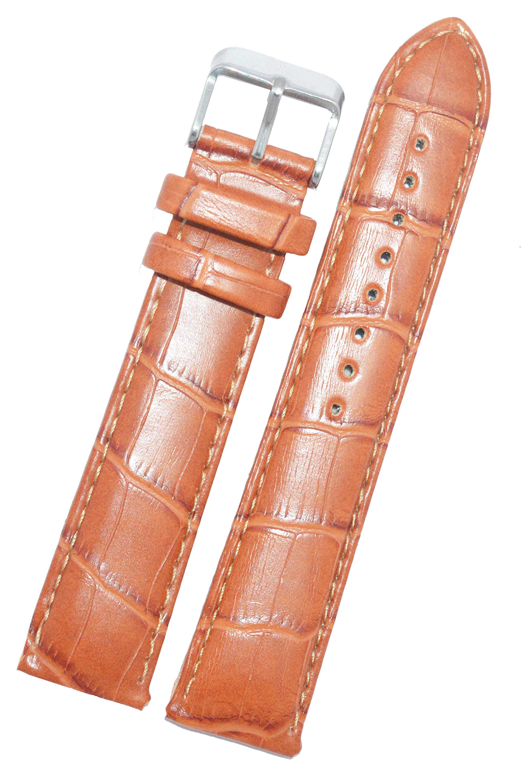 SURU® 18MM Padded Ogive Tip Leather Watch Strap / Watch Band (Width- 18mm /Colour- Tan) R18 (B08ZJ5JT43) Amazon Price History, Amazon Price Tracker