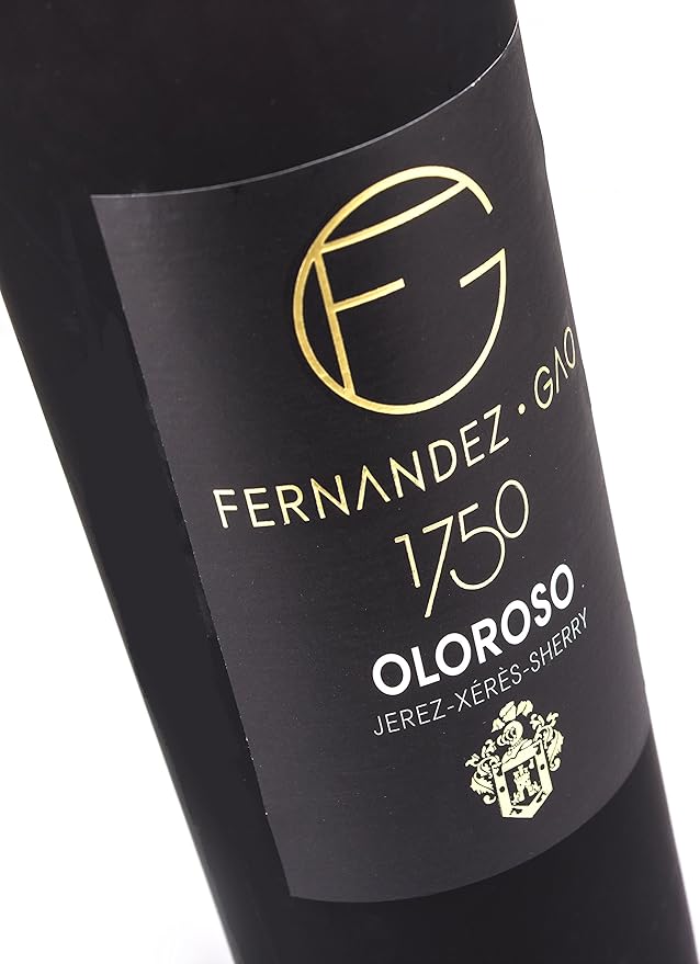 Vino Oloroso de Bodegas Fernández Gao. 50cl. Vino Crianza 20 años. D.O