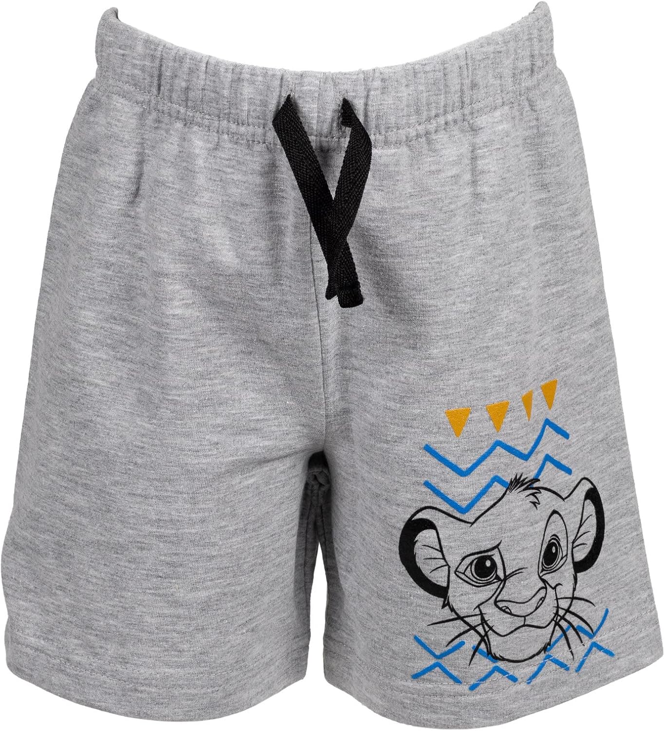 Disney Lion King Toy Story Mickey Mouse Cars T-Shirt Tank Top and French Terry Shorts 3 Piece Outfit Set Toddler to Big Kid - Image 4