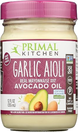 Primal Kitchen - Real Mayo Made with Avocado Oil Garlic Aioli - 12 fl. oz.