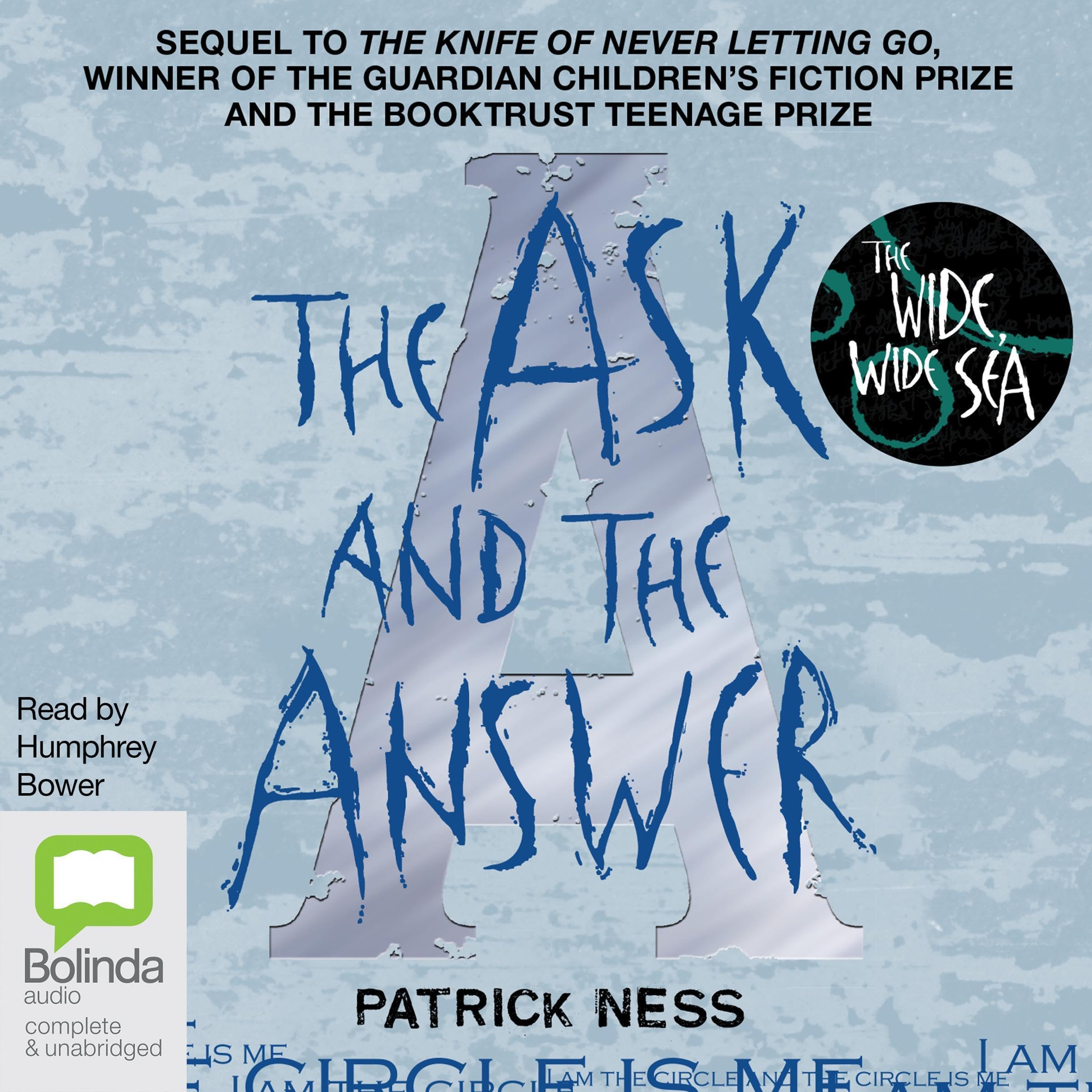 Cover art for The Ask and the Answer & The Wide, Wide Sea