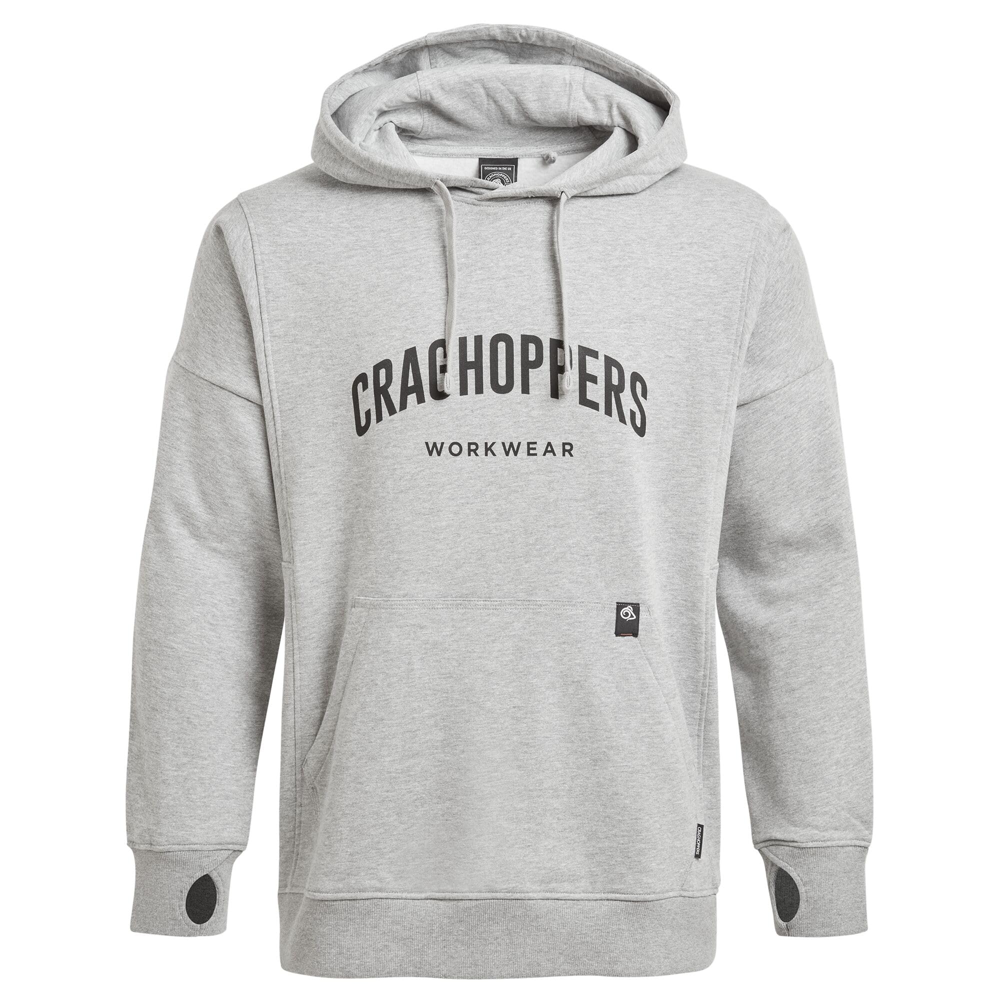 Craghoppers Men's High Reach Hoody - Cotton/Polyester - Light Grey - XL