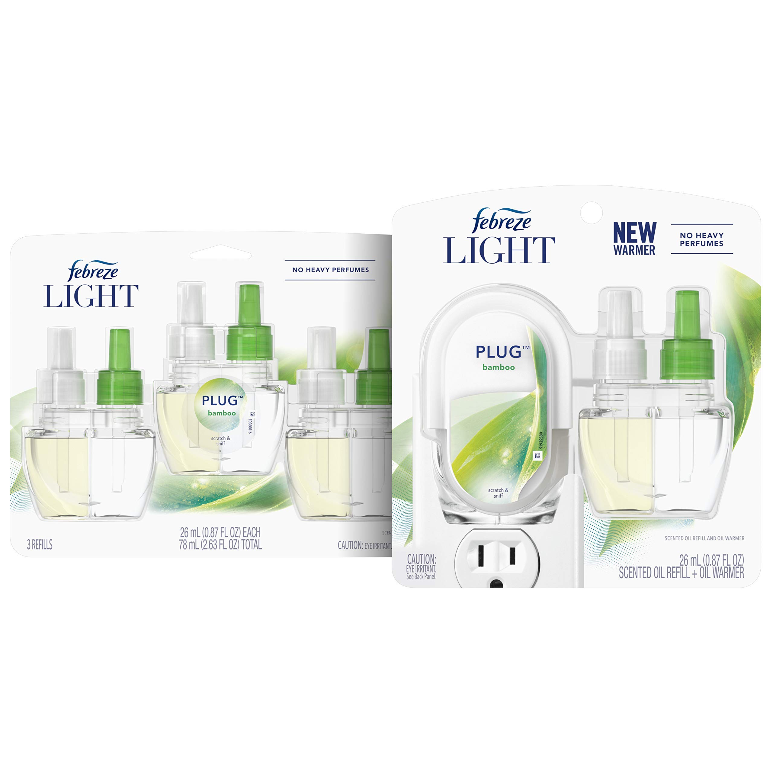 Febreze PLUG Bamboo Starter Kit 4 87 fl oz Refills