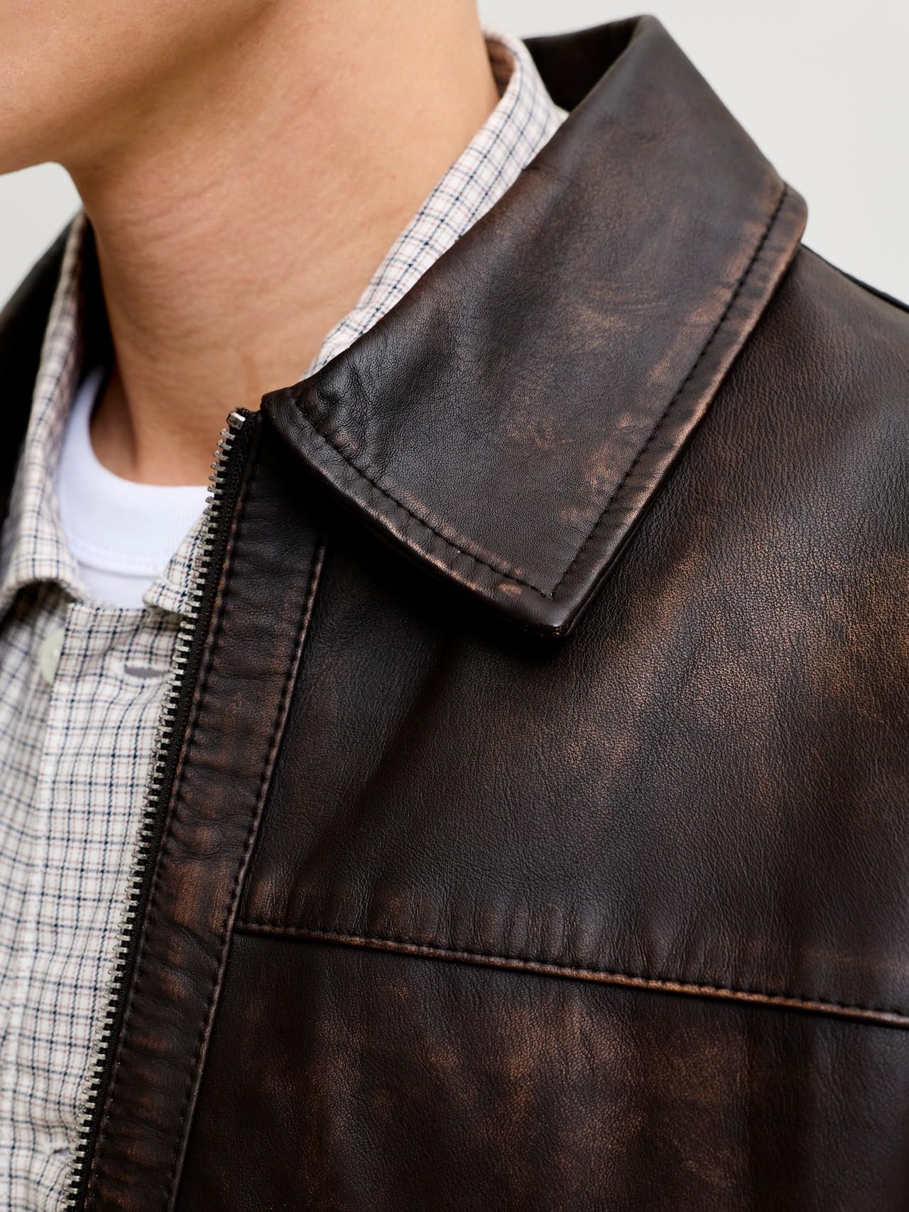 JACK & JONES Giacca In Pelle
