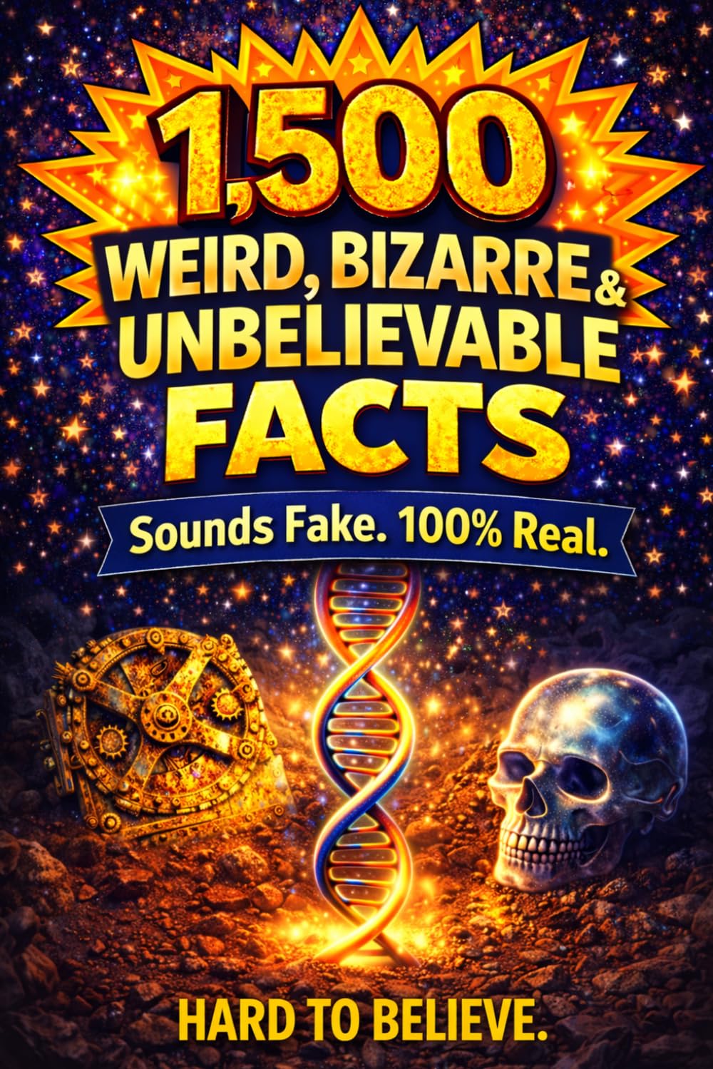 1,500 Weird, Bizarre & Unbelievable Facts: Random Trivia Book for Adults - Funny, Weird & Mind-Blowing Things You Won’t Believe Are True