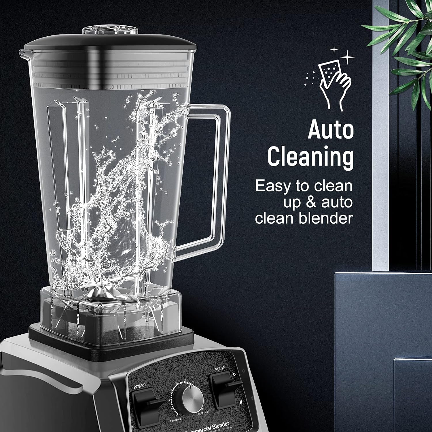 Buy Professional Blender, CRANDDI 1500 Watt Powerful Professional