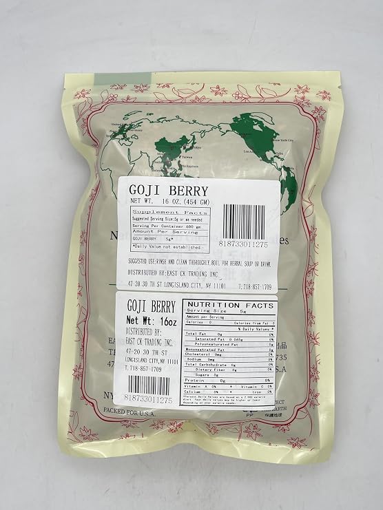 Greenlike Nature Dried Red Goji Berry / Wolfberry 16oz