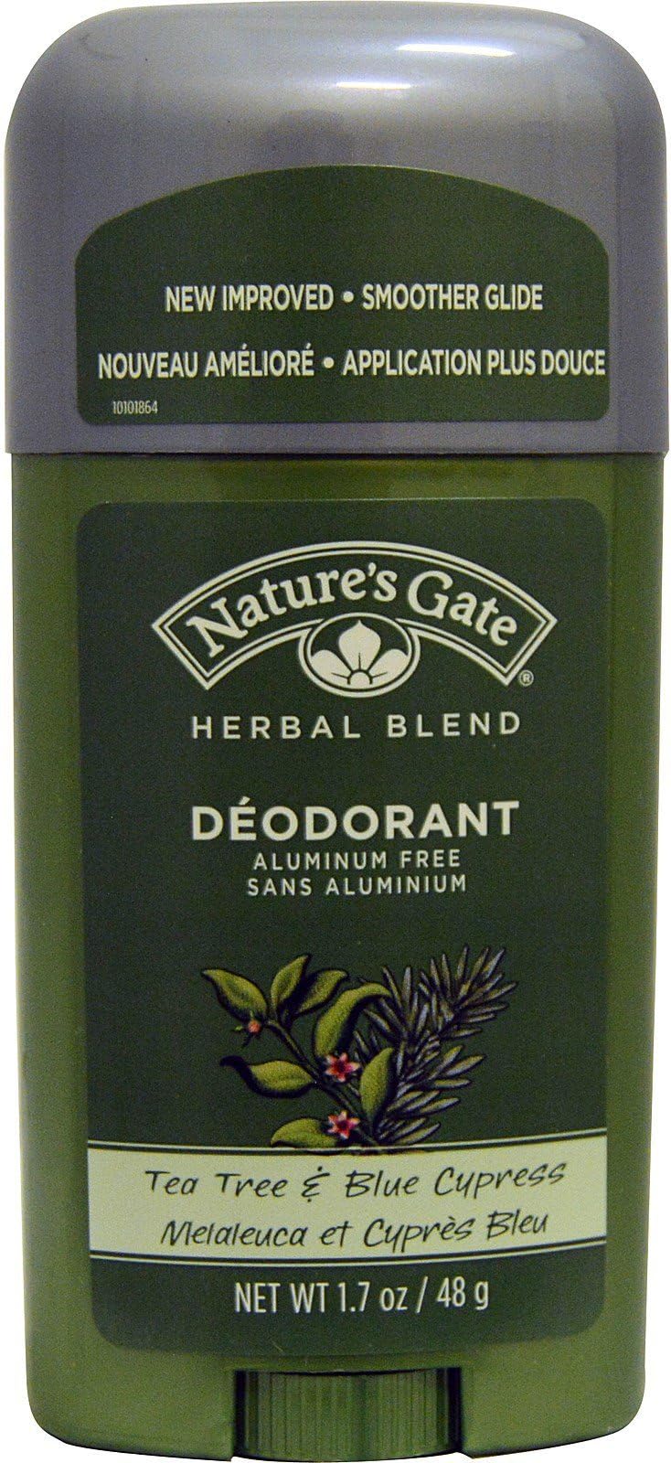 Nature's Gate Deodorant, Tea Tree & Blue Cypress, 1.7 Ounce