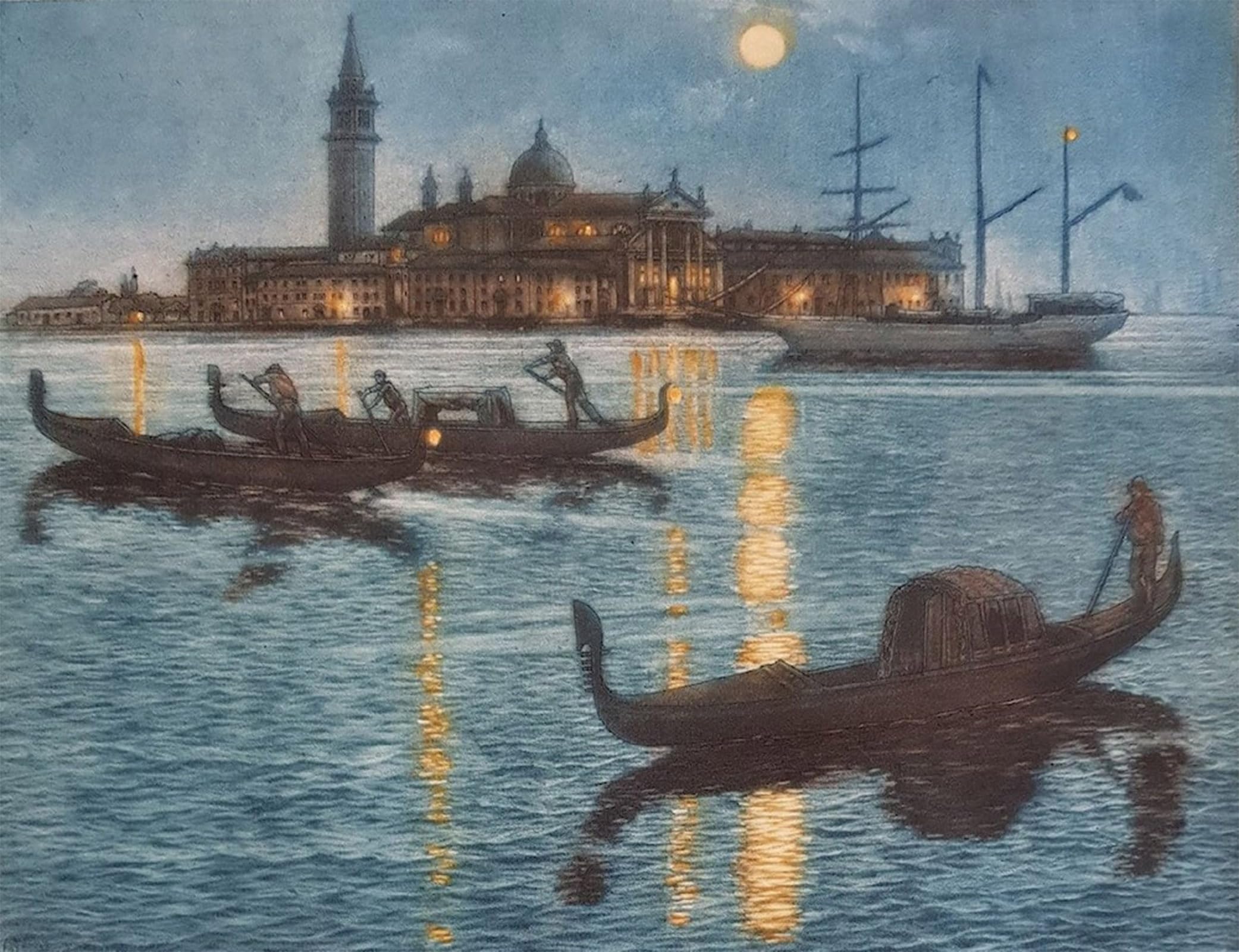 POSTERIIk Famous Modern Artwork Art Mural by Night byerick Oil Paintings Pictures for Home Decor 60x90cm