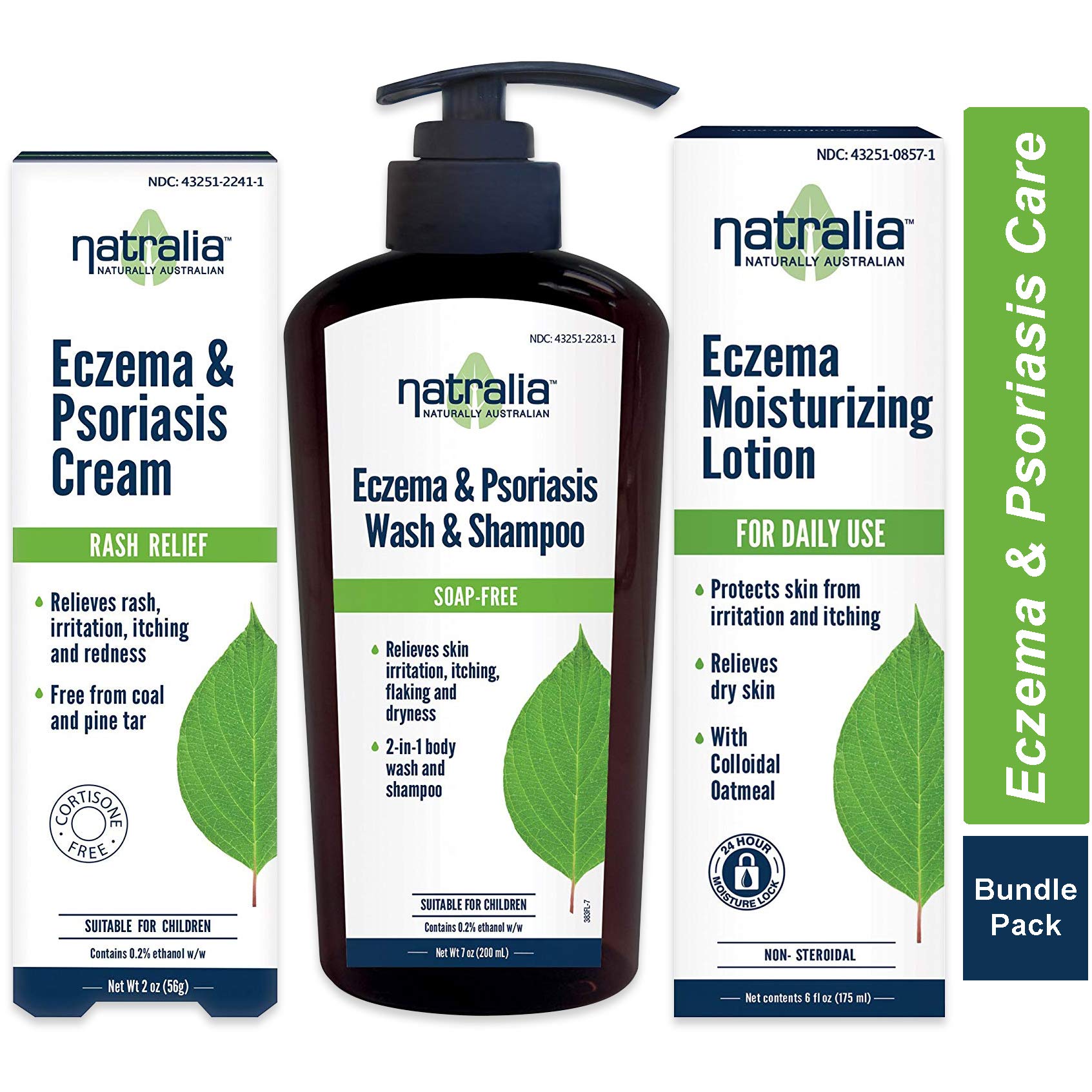Buy Natralia Eczema & Psoriasis Care Regimen with Itch Cream, Body