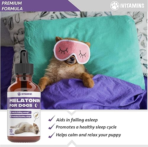 Miniatura 9 de Melatonina para perros  Melatonina para perros  Melatonina para dormir de perros  Ayuda para dormir para perros  Ayuda para dormir para perros