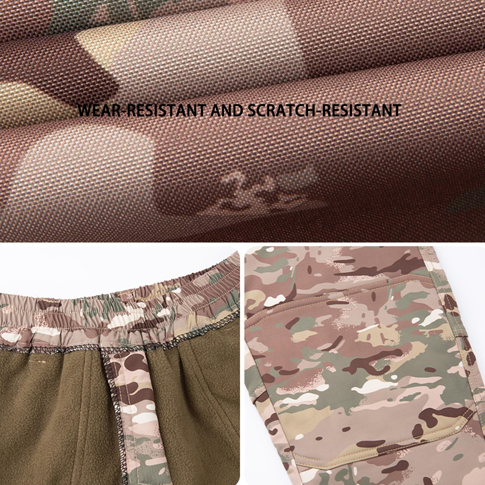 Dziecięca odzież taktyczna Camo Softshell kurtka i spodnie z podszewką polarową, Airsoft, wojskowy kamuflaż, zimowy, na polowanie, wędrówki, kemping, dla chłopców i dziewczynek