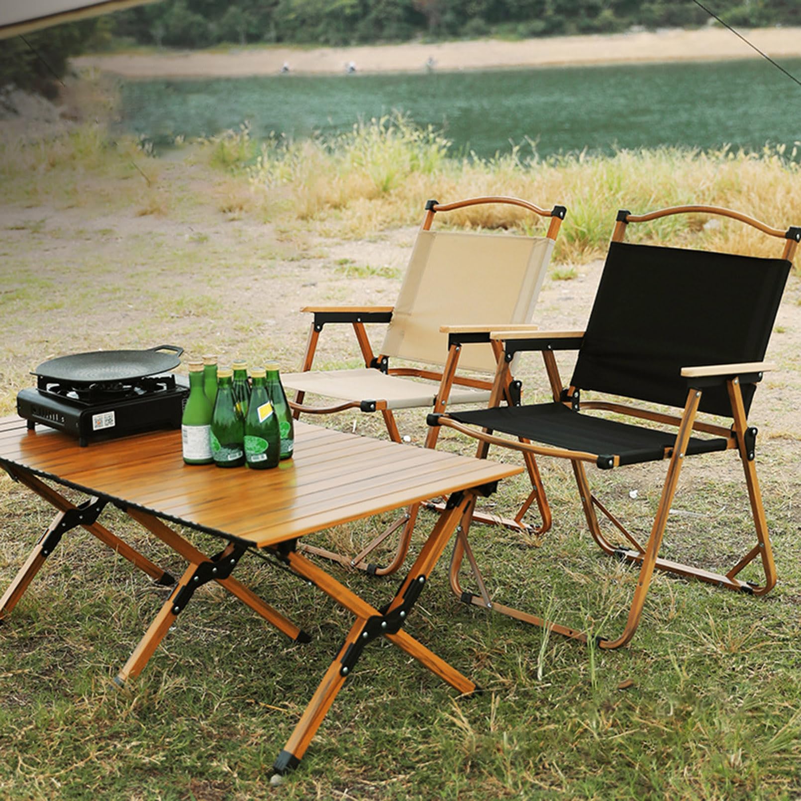 Sedia Da Campeggio Pieghevole Con Braccioli - Poltrona Da Giardino Comoda 120 Kg Leggera E Portatile Per Attivita All Aperto 95796623