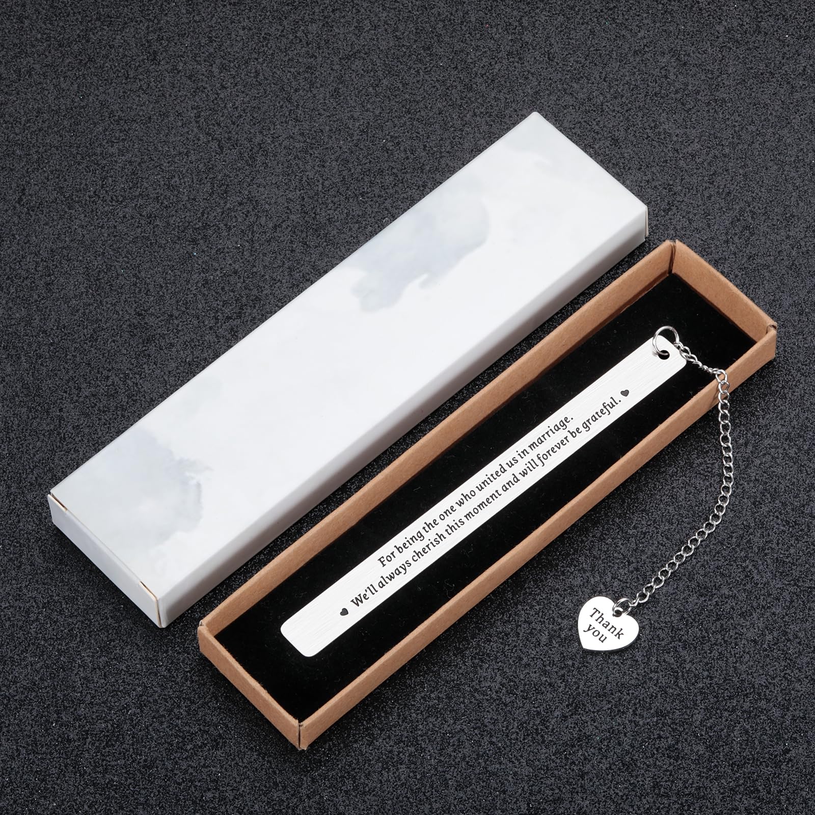 Wedding Officiant Gifts Bookmark, Officiant Gifts For Wedding Day Appreciation Gifts Wedding Officiant Proposal Gift Wedding Planner Thank You Gifts Weddi - View #2