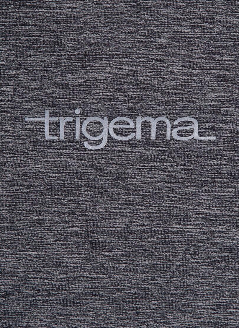 TRIGEMA Sportshirt in Melange-Optik