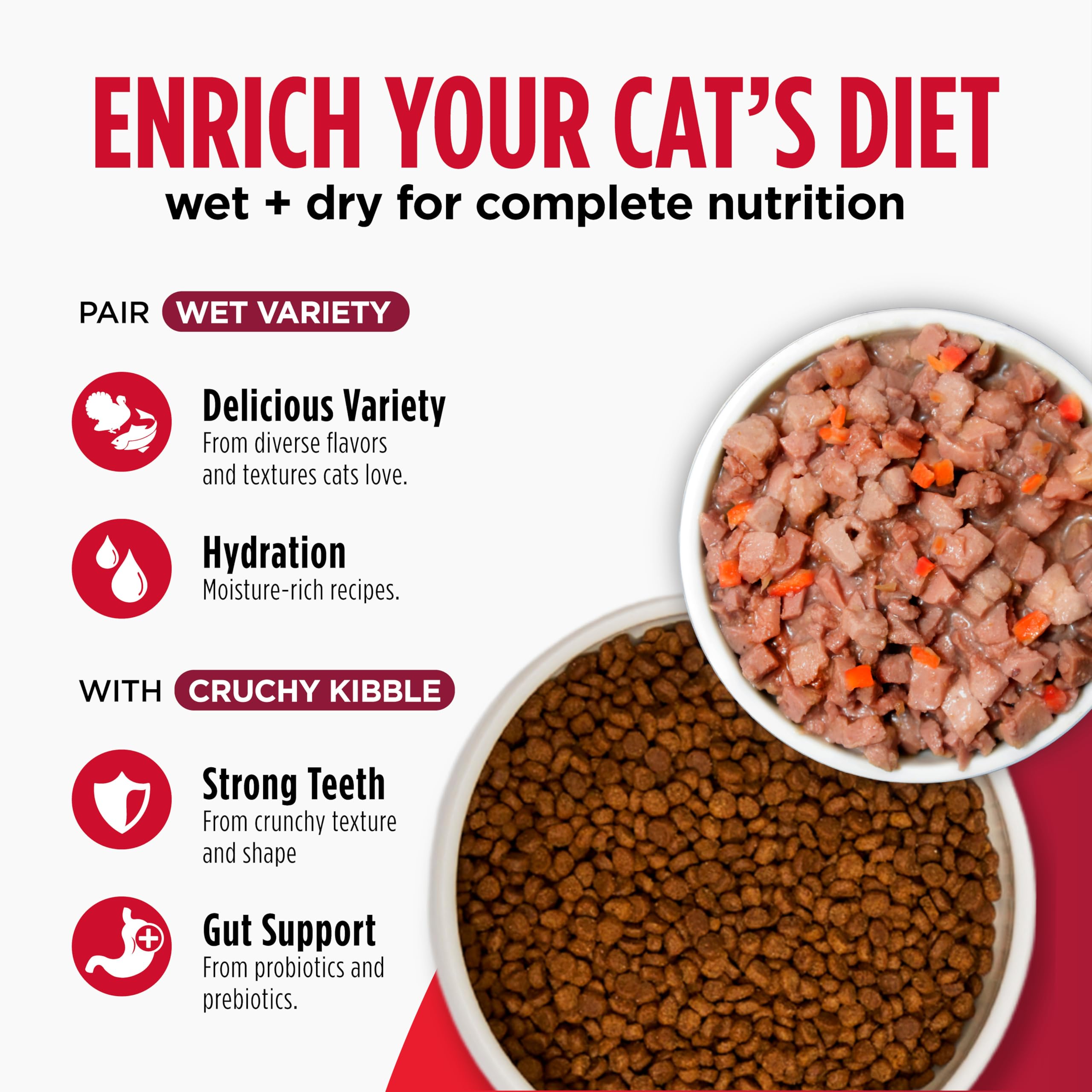 Nulo Freestyle - Cibo per gatti e gattini, cibo secco senza cereali, cibo per gatti con crocchette piccole e piccole crocchette ad alto contenuto di proteine animali con probiotico BC30 per supporto