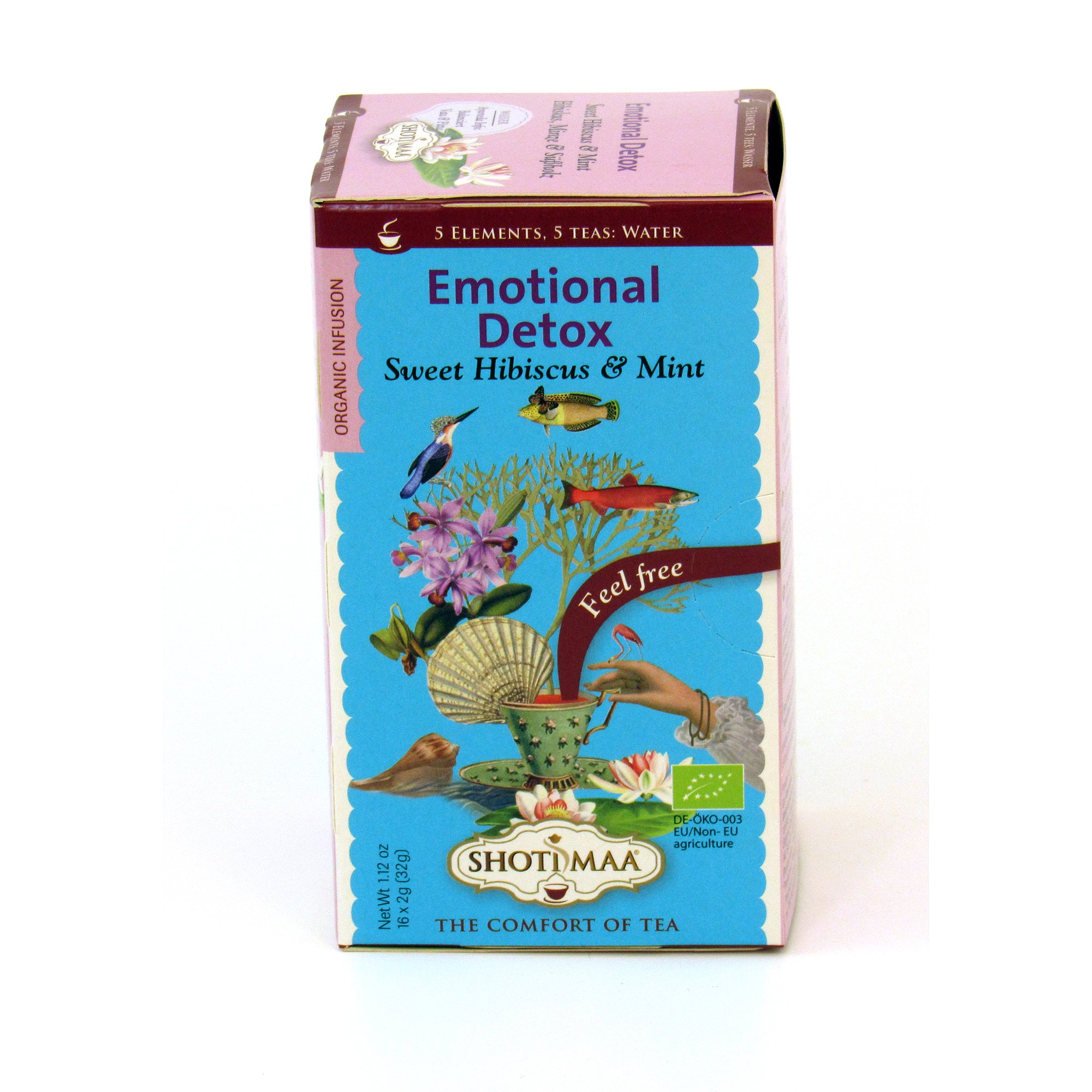 Emotional Detox Organic Tea - Sweet Hibiscus, Mint