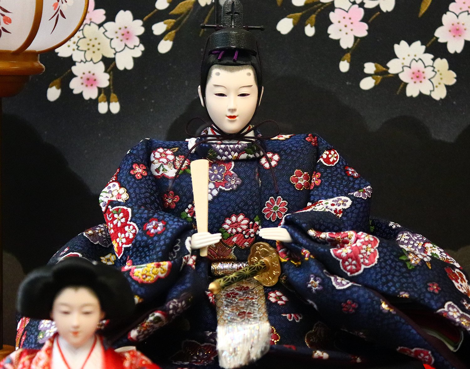 お雛人形飾り 五人飾り ガラスケース入り 小黒三郎ひな人形・五月人形】ガラスケースの中で咲くお人形