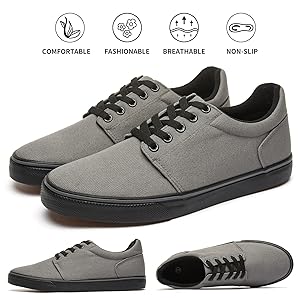 chabe70本 Amazon.com | hash bubbie Men's Canvas Sneakers Classic Men's