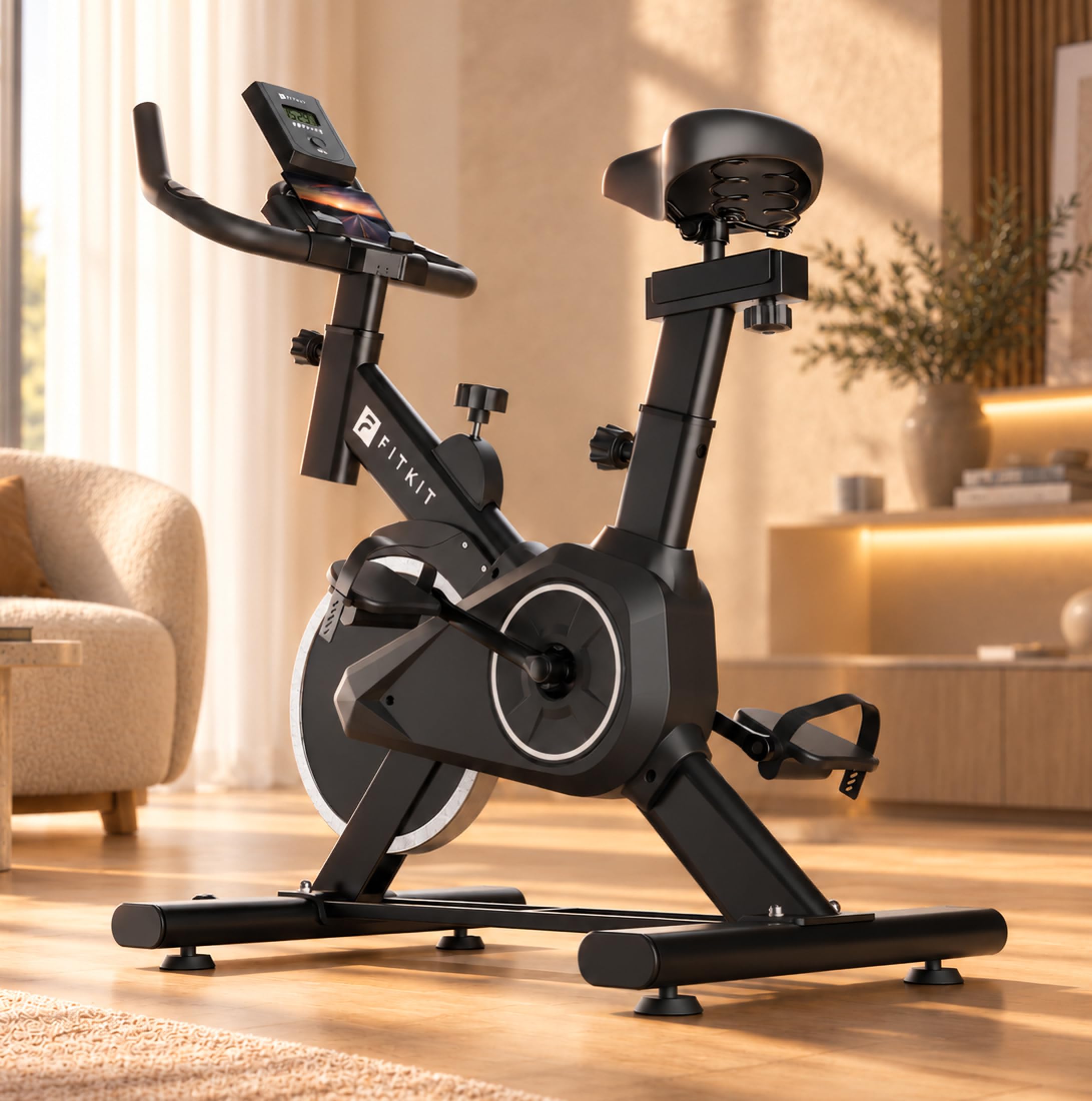 Fitkit FK8001 Spin Bike 130 kg Black - Image 1