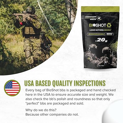 Miniatura 4 de Biodegradable Airsoft BBS - 0.01 oz 5000 rondas Super Slick Polish - Grado de competencia sin costuras para todas las pistolas y accesorios de 0.236