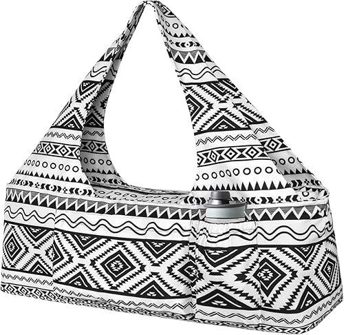 Miniatura 17 de Bolsa para esterilla de yoga – Bolsa de yoga grande con correa para esterilla de yoga, cremallera y bolsillos, bolsas de yoga y transportadores que