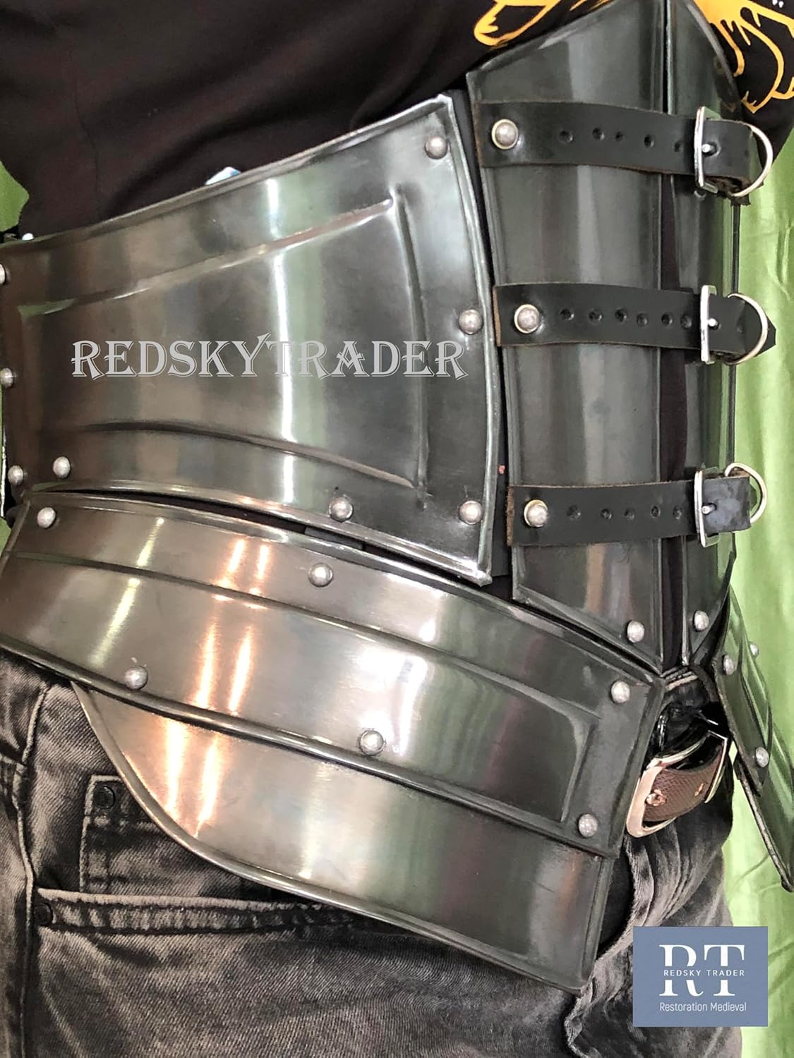 Medieval Corset Armor Set – Brave Lady Bracers | Fantasy Waist Armor, LARP,Gift for Women, Renaissance Costume