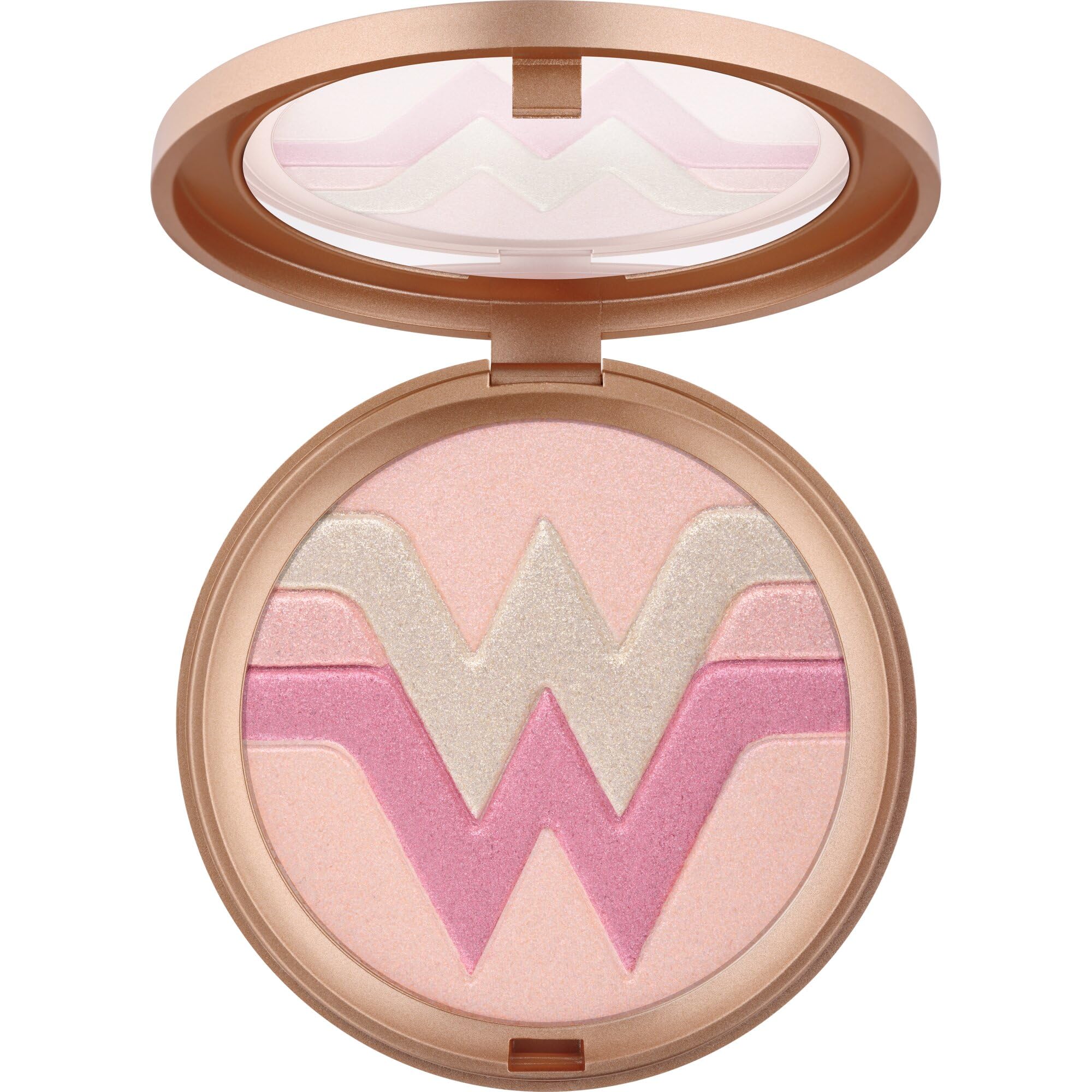 Catrice Rozświetlacz Wonder Woman Multiglow Magic, natychmiastowy wynik, błyszczący, świetlisty, mieniący się (8g)