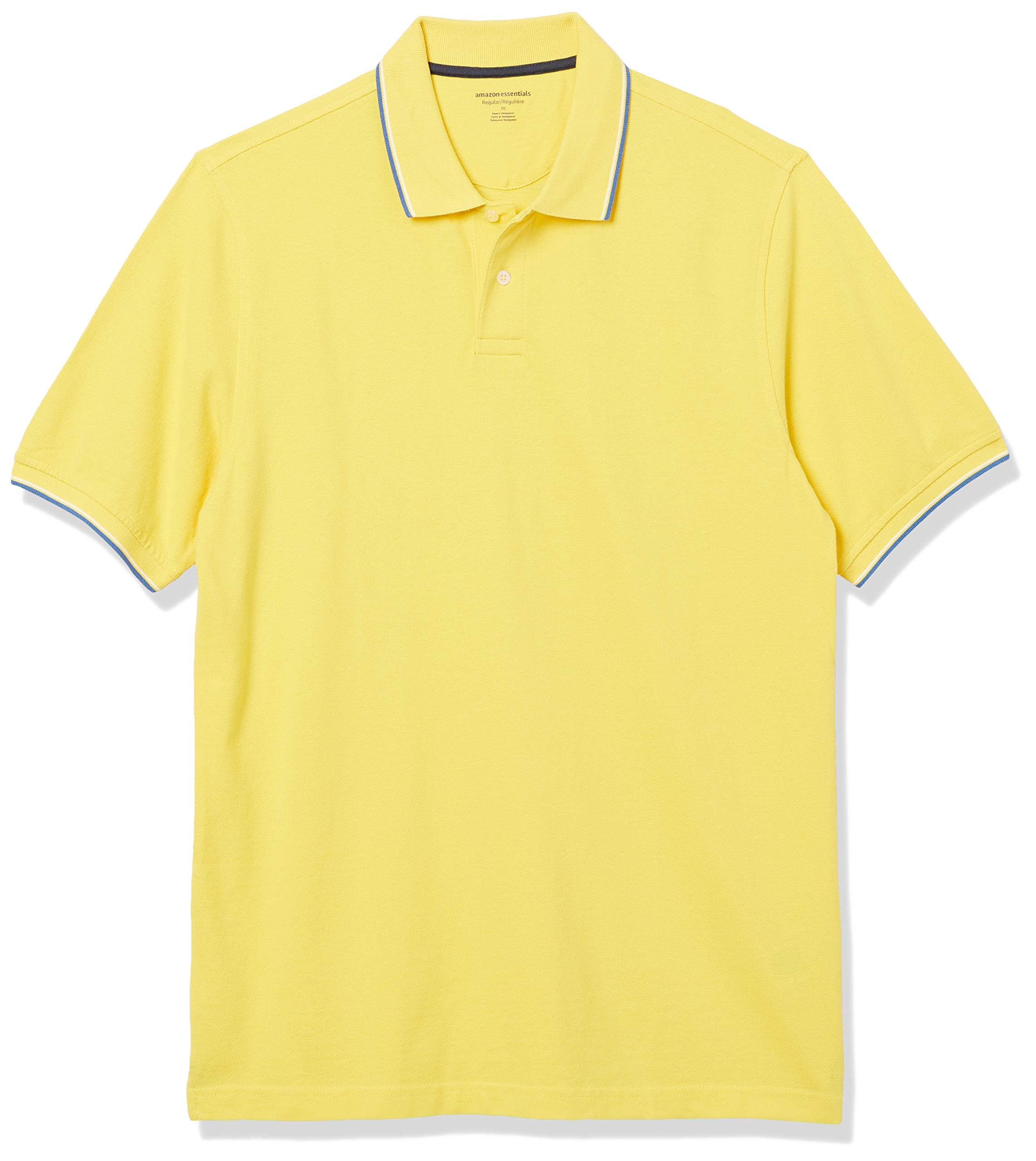 Amazon Essentials Men's Regular-Fit Cotton Pique Polo Shirt