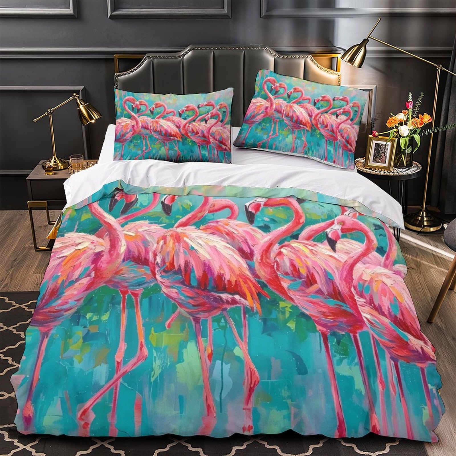 Linge de lit super doux avec impression 3D haute définition et finitions premium