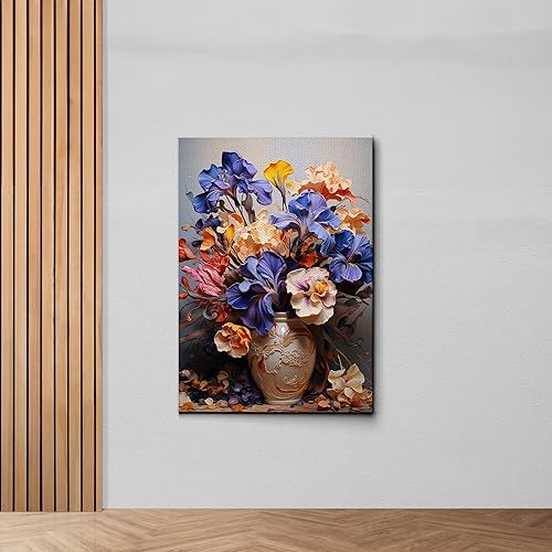 Miniatura 4 de Provence Blooms, Acrylic Iris Prints, Captivating Canvas Wall Art Celebrating the Beauty of Flowers, Canvas, Home Decor