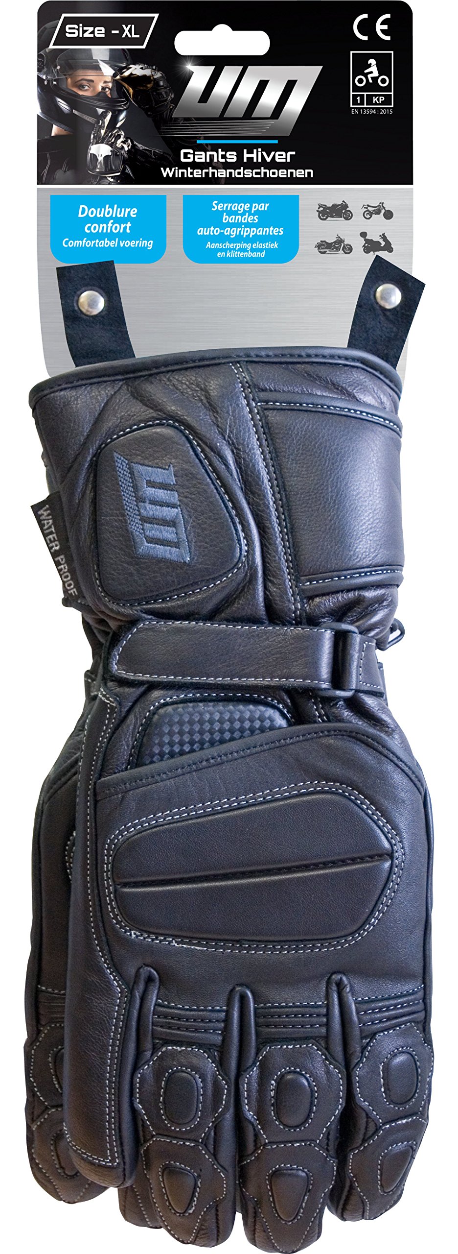 UM Winter Glove, Black, Size XL