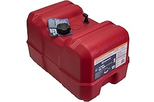 Attwood EPA and CARB Certified 12-Gallon Portable Marine Boat Fuel Tank