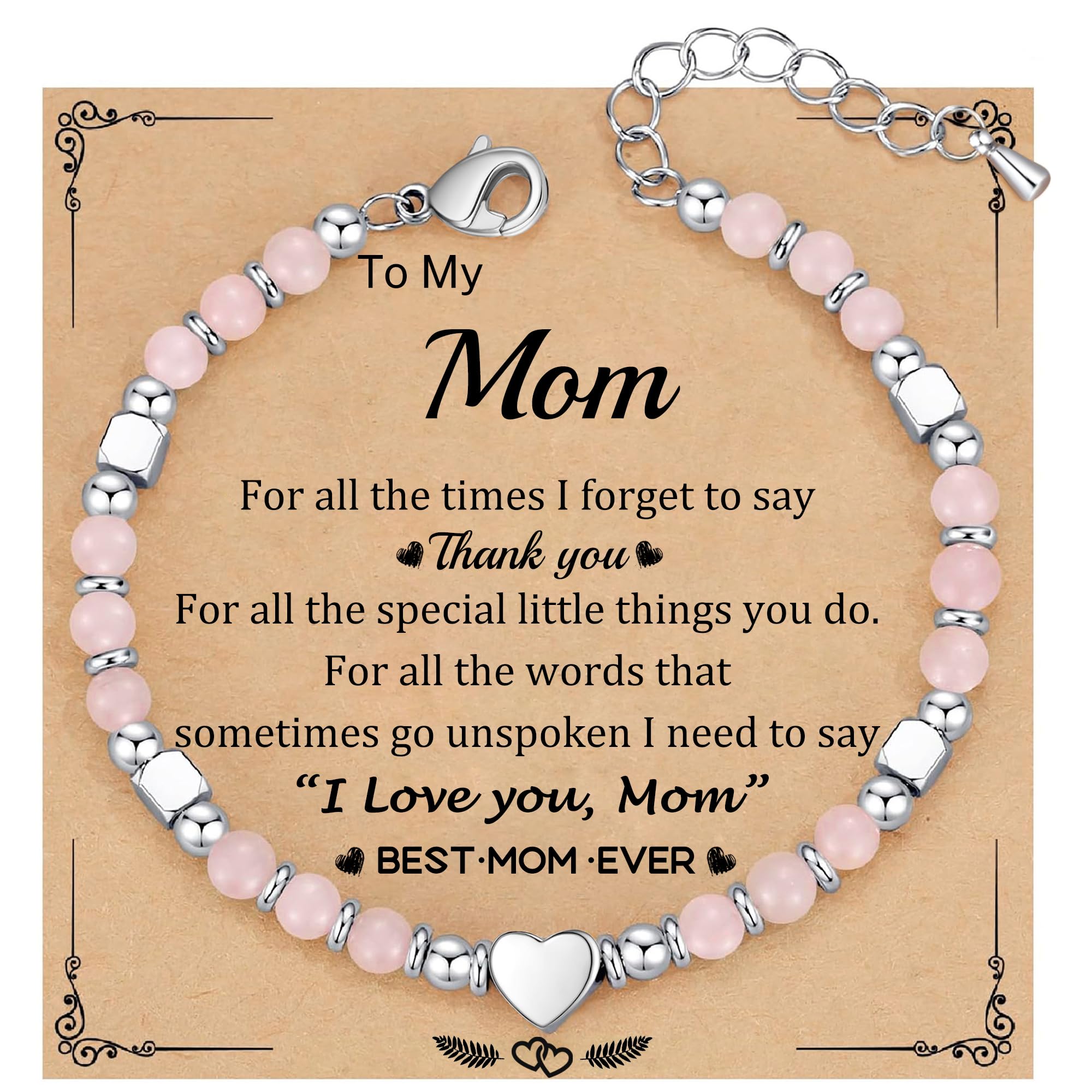 Best Friend Bracelet Gifts for Women Sister Bestie, Christmas Gift for Teens Mom Daughter Granddaughter Birthday Gift for Her Stocking Stuffers
