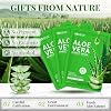 30 Pack Mascarillas Faciales Hidratantes de Aloe Vera para el Cuidado de la Piel, Humectantes y Calmantes | Mascarillas de Sábana para el Cuidado de la Piel, Mascarillas de Aloe al por Mayor para el Cuidado Post-Solar, Regalos de Spa para Mujeres Todo Tipo de Piel 1 Unidad (Paquete de 30) 3