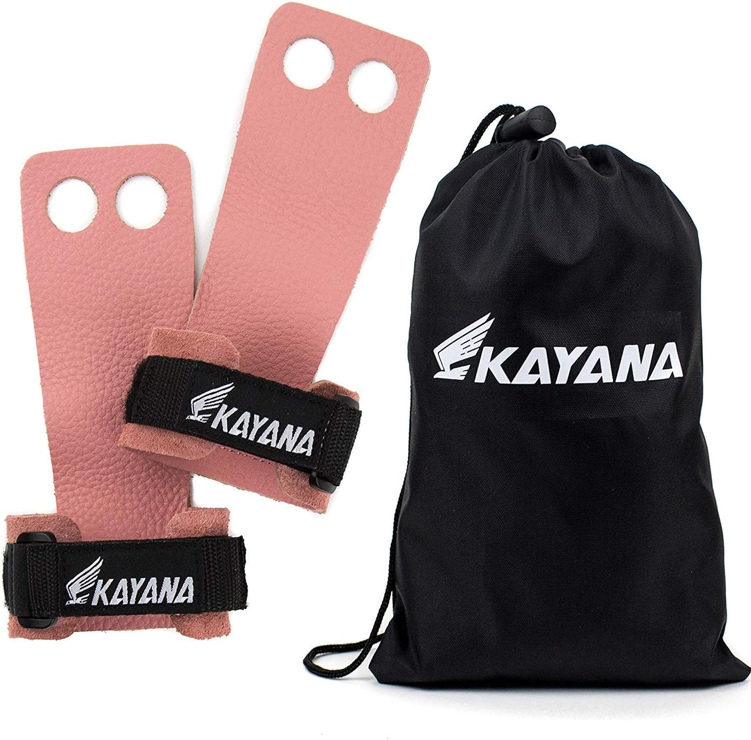KAYANA 2 Hole Leather Gymnastics Hand Grips Palm
