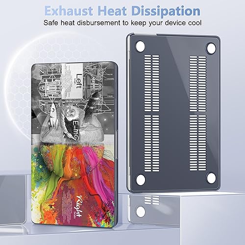 Miniatura 5 de May Chen Funda compatible con M4 MacBook Air de 15 pulgadas 2025 2024 2023 A3241 A3114 M3 A2941 M2 con pantalla de retina líquida y Touch ID,