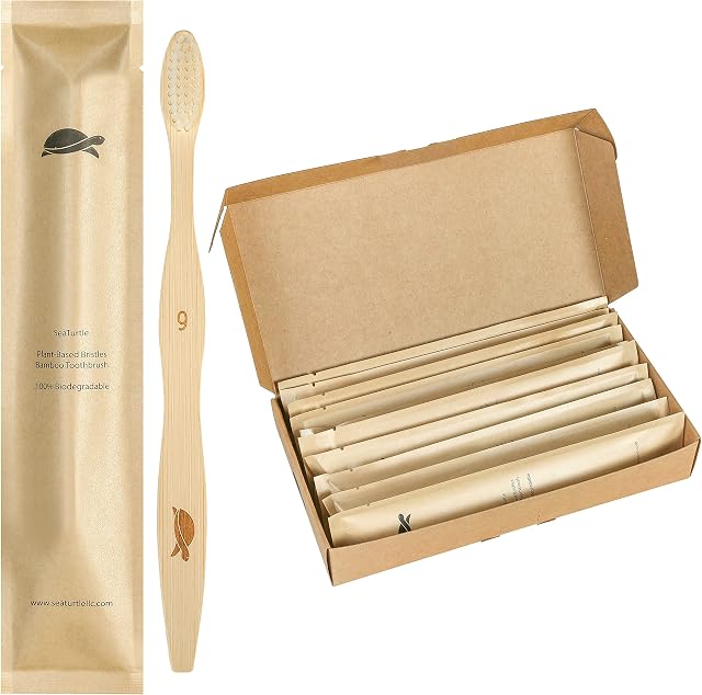 Bamboo Toothbrushes (Plant-Based Bristles)