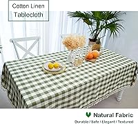 Vista 10 de Table Cloth Rectangle Table-Rustic Gingham Tablecloth Buffalo Plaid Table Cloth for Thanksgiving Christmas Kitchen Dining Room