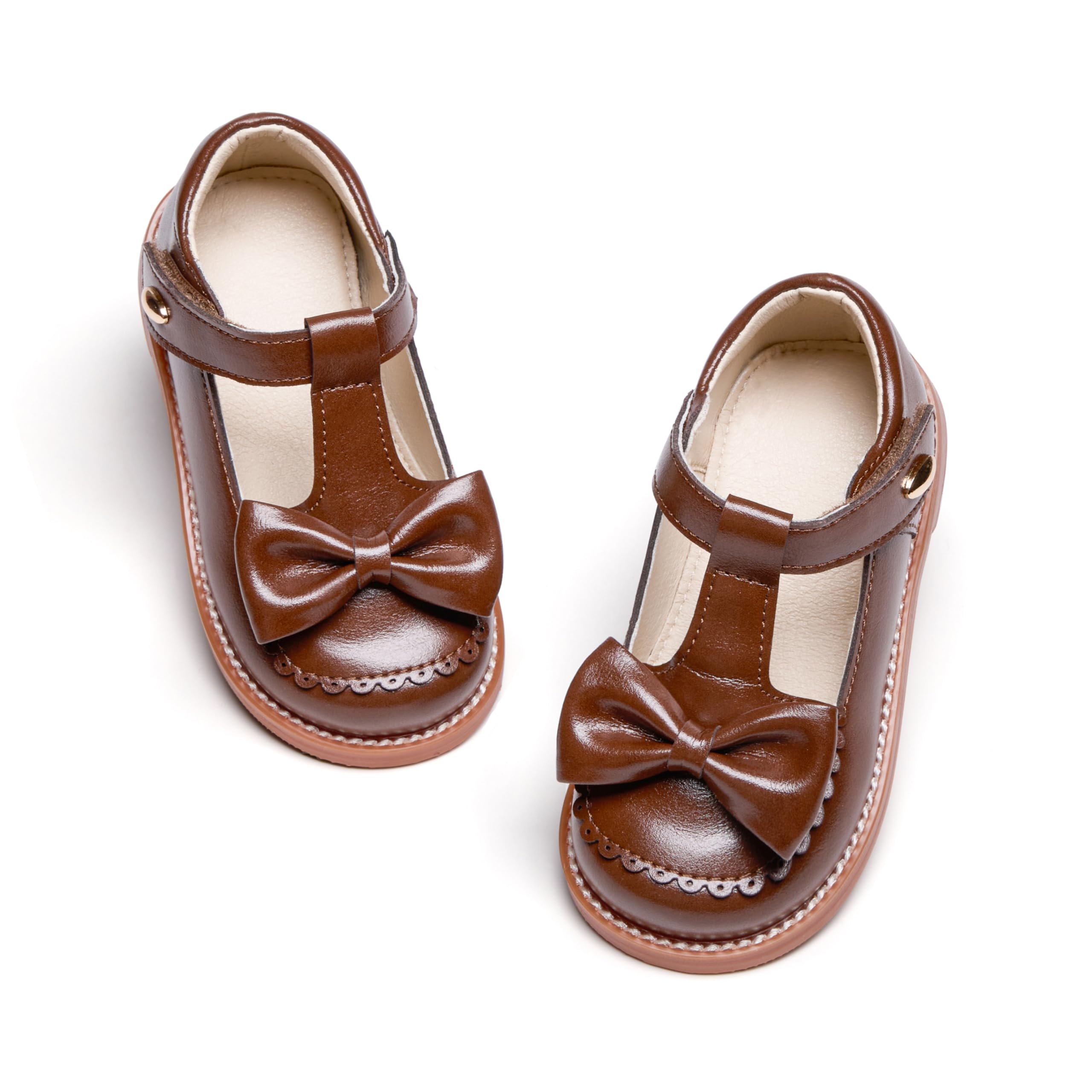 ESTINE Toddler Kids School Uniform Oxford-Little Girls Dress Party Shoes