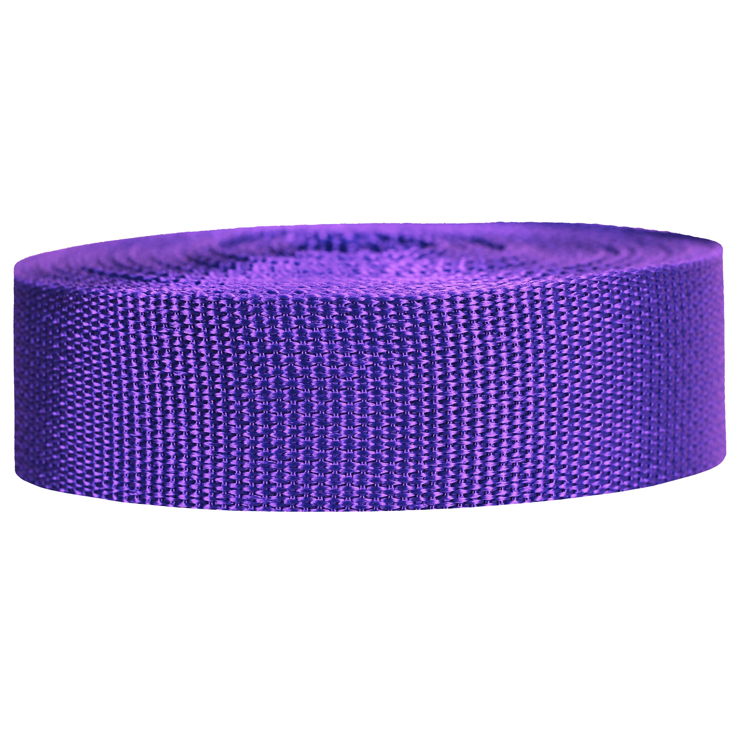 Strapworks Lightweight Polypropylene Webbing - Poly Strapping for Outdoor DIY Gear Repair, Pet Collars, Crafts – 1.5 Inch x 50 Yards - Purple