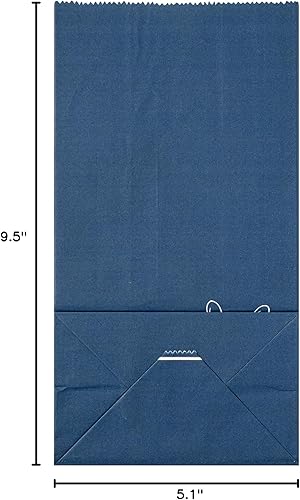 Vista 207 de Restaurantware Bag Tek - Bolsas de almuerzo desechables de 2 libras, 100 bolsas resistentes para llevar, parte inferior plana, ideal para Blanco