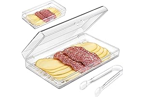 Deli Meat and Cheese Fridge Container Storage with Tong