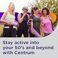 Vista 7 de Centrum Silver - Multivitamínico para mujeres 50 Plus, suplemento multivitamínico/multimineral con vitamina D3, vitaminas B, ingredientes sin OMG