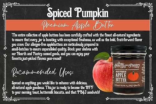 Miniatura 8 de Hearth and Pantry Mantequilla de manzana para untar  Mantequilla de manzana con caramelo salado  Sin gluten  Ingredientes totalmente naturales